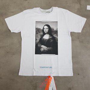 Off-White White Sweatshirt Mona Lisa Painting
